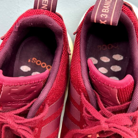 Adidas NMD R2 Sneakers 8.5 Men Collegiate Burgundy Lace Up CQ2404 Athletic Shoes main image 4